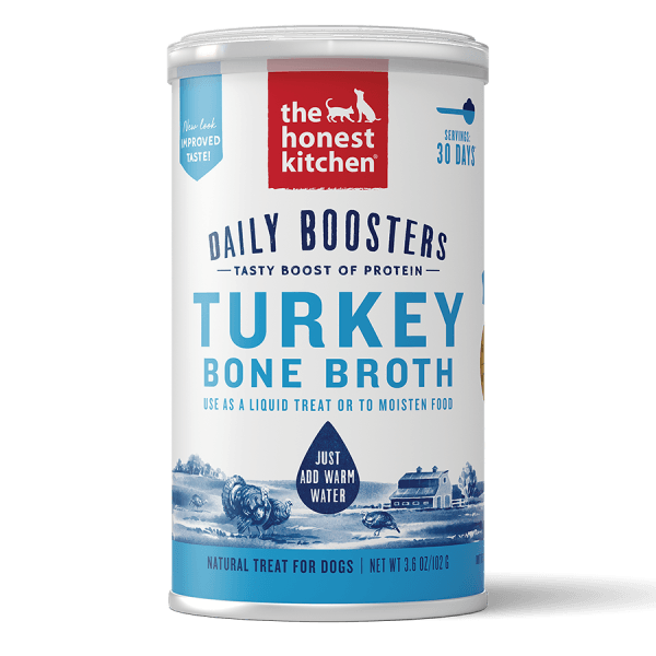 Honest Kitchen Instant Bone Broth Turkey & Turmeric - 102 g - Pisces Pet Emporium