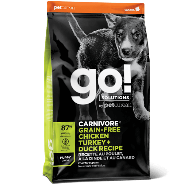 go! Carnivore Grain Free Chicken, Turkey & Duck Puppy Food - Pisces Pet Emporium