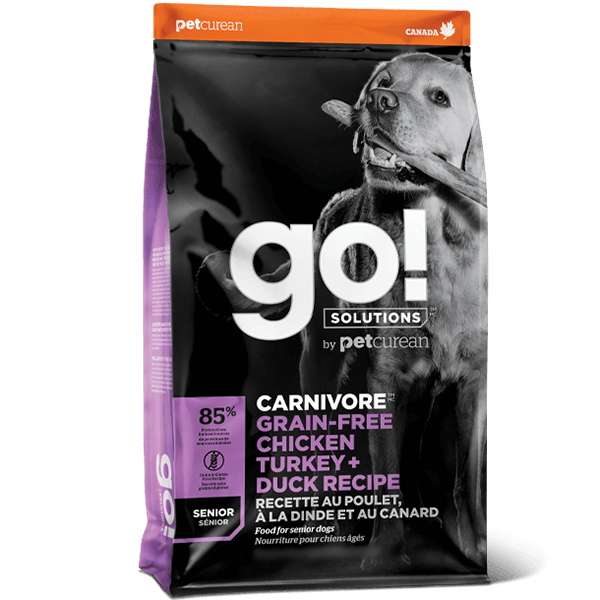 go! Dog Carnivore Grain Free Chicken, Turkey & Duck Senior - Pisces Pet Emporium