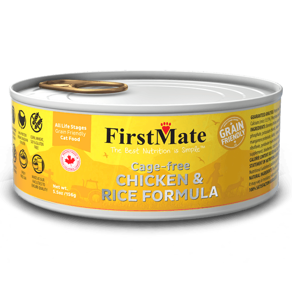 First Mate Cat Chicken & Rice - 156 g - Pisces Pet Emporium