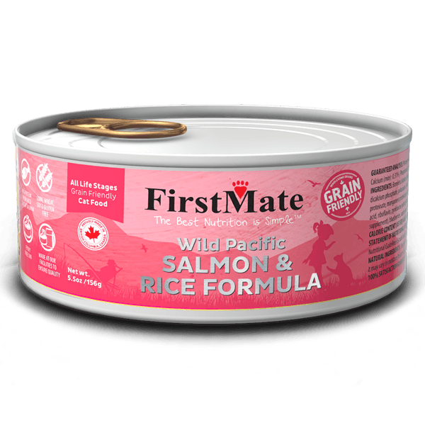 First Mate Cat Wild Pacific Salmon & Rice - 156 g - Pisces Pet Emporium