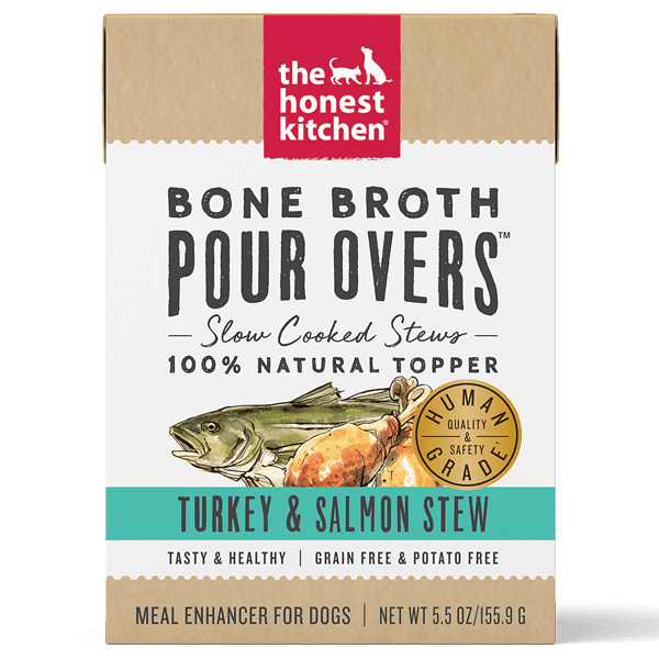 Honest Kitchen Bone Broth Pour Overs - Turkey & Salmon Stew - Pisces Pet Emporium