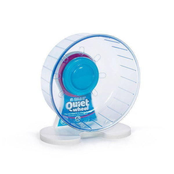 Prevue Hendryx Quiet Wheel - Transparent Blue - Pisces Pet Emporium