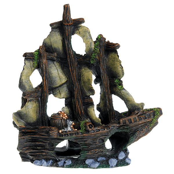 Underwater Treasures Treasure Ship - Pisces Pet Emporium