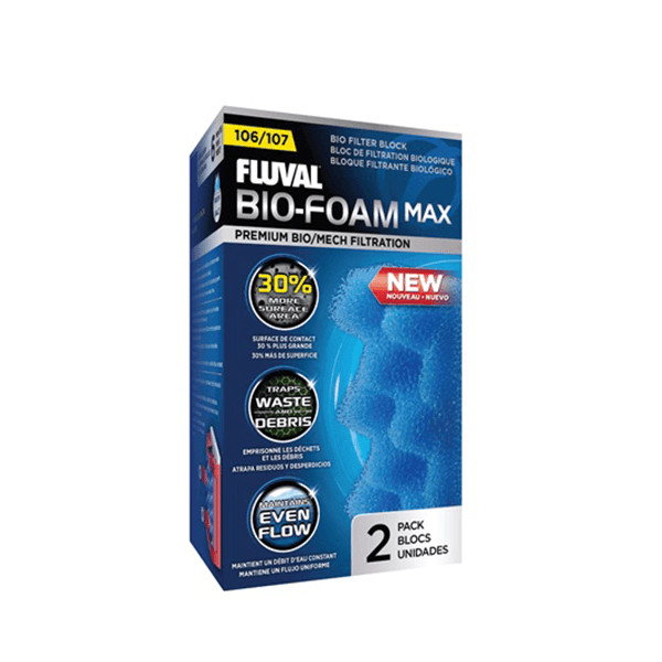 Fluval 106/107 Bio-Foam Max - 2 Pack - Pisces Pet Emporium
