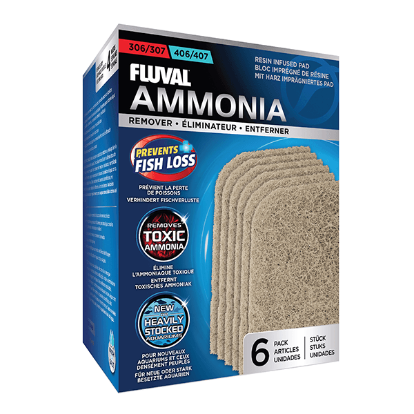Fluval 306/406 & 307/407 Ammonia Remover - 6 Pack - Pisces Pet Emporium