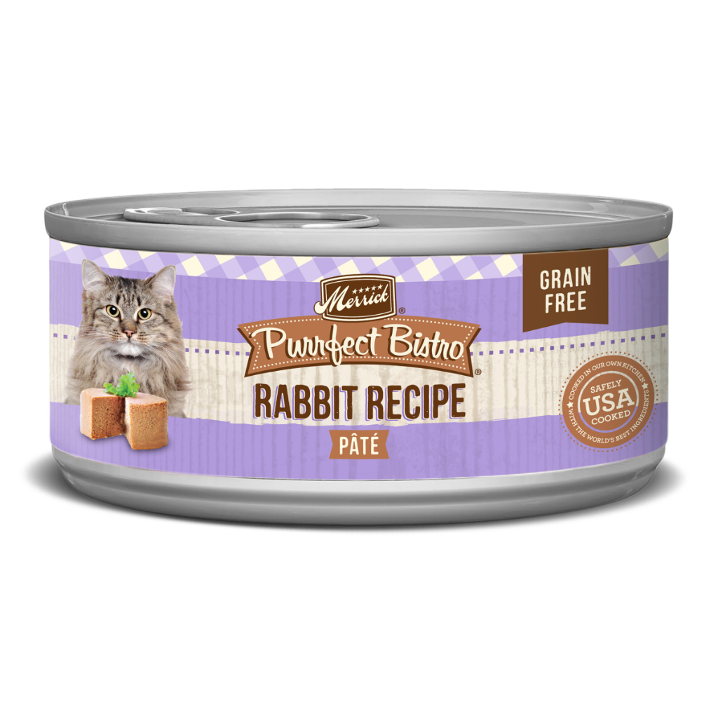 Merrick Grain Free Purrfect Bistro Cat Pate - Rabbit 156g