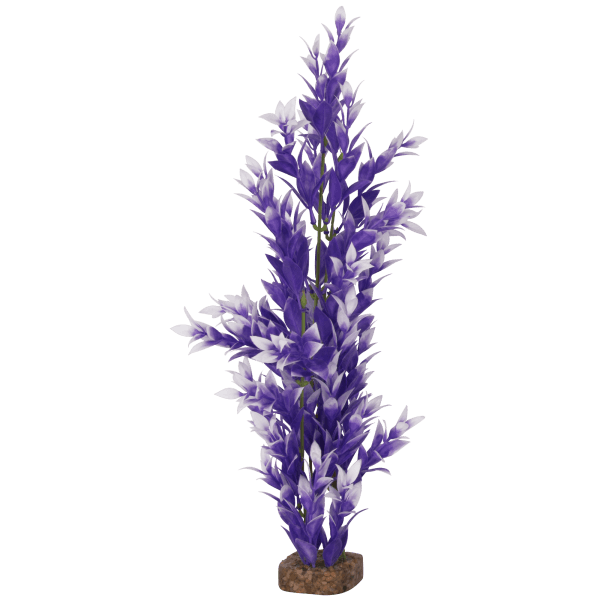 Tetra GloFish Large Purple/White Plant - Pisces Pet Emporium
