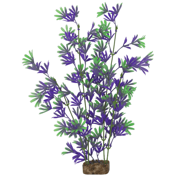 Tetra GloFish X-Large Purple/Green Plant - Pisces Pet Emporium