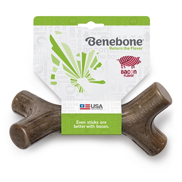 Benebone Bacon Stick - Available in 3 Sizes - Pisces Pet Emporium