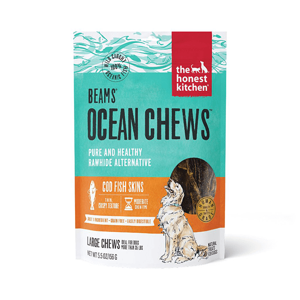 Honest Kitchen Beam's Ocean Chews - Cod Fish Skins - Pisces Pet Emporium