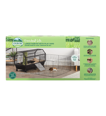 Oxbow Enriched Life Habitat w/ Yard - Large - Pisces Pet Emporium