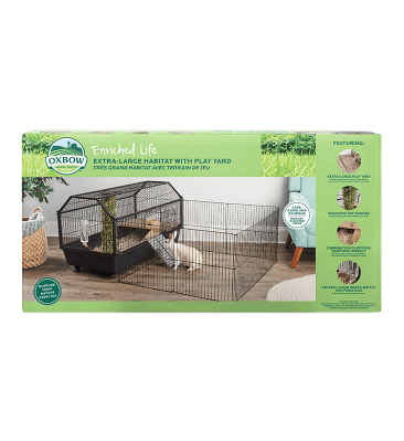 Oxbow Enriched Life Habitat w/ Yard - X-Large - Pisces Pet Emporium