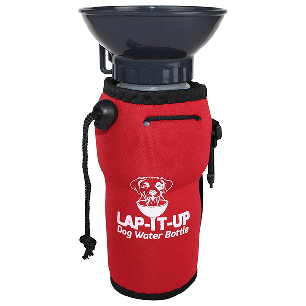Lap-It-Up Dog Water Bottle - Red - Pisces Pet Emporium