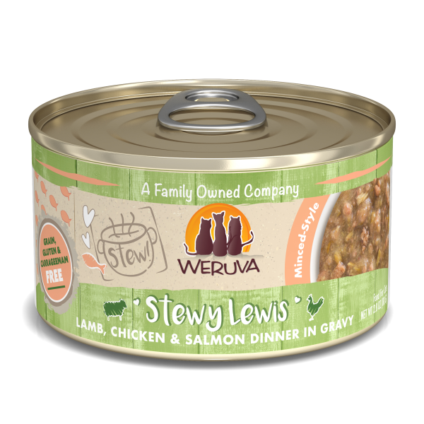 Weruva Stewy Lewis Lamb, Chicken & Salmon - 80 g | Pisces Pets