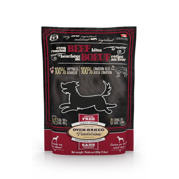 Oven-Baked Tradition Oven Roasted Beef Bites - 220 g - Pisces Pet Emporium