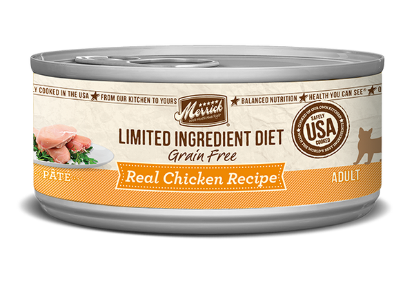 Merrick Limited Ingredient Diet Grain Free Cat Pate - Chicken 141g - Pisces Pet Emporium