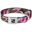 Buckle-Down Bone Camo Pink - Collar/Leash - Pisces Pet Emporium
