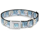Buckle-Down Frozen Snowflake Art - Collar/Leash - Pisces Pet Emporium