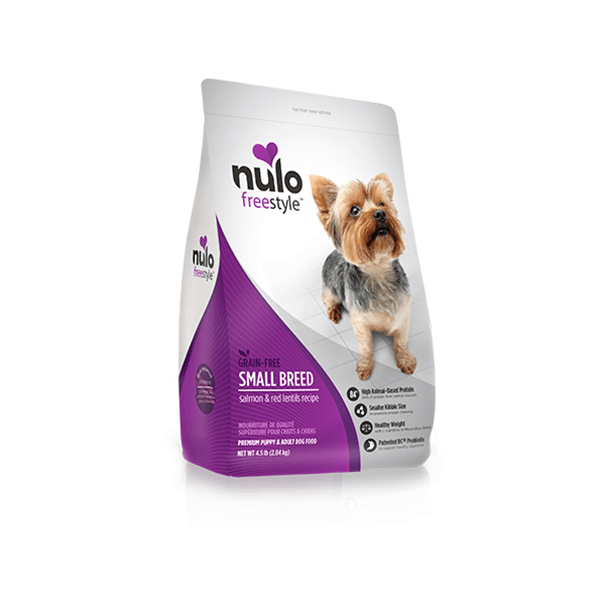 Nulo Freestyle Grain Free Small Breed High Meat Salmon & Red Lentils Dog Food - Pisces Pet Emporium