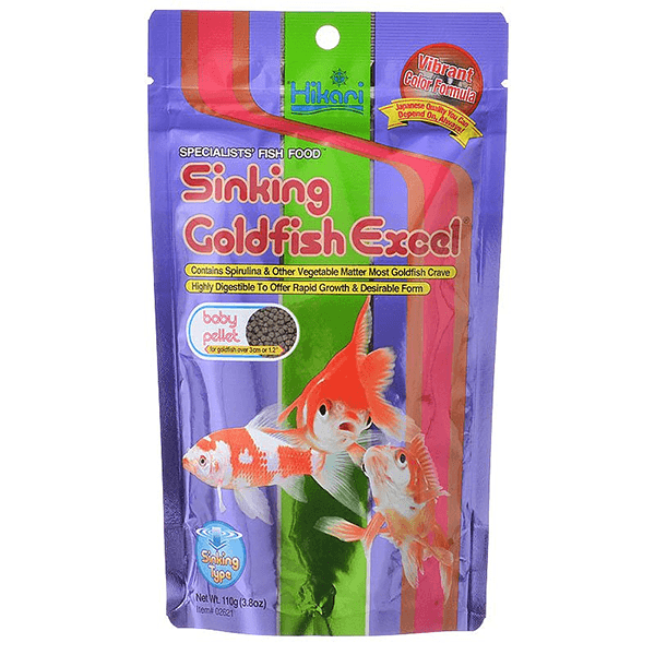 Hikari Sinking Goldfish Excel - 110 g - Pisces Pet Emporium