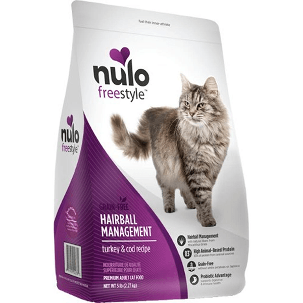 Nulo Freestyle Grain Free Hairball Management Turkey & Cod Cat Food - Pisces Pet Emporium