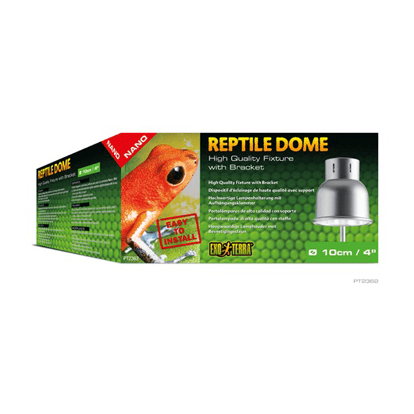 Exo Terra Reptile Dome Nano Fixture with Bracket - Pisces Pet Emporium
