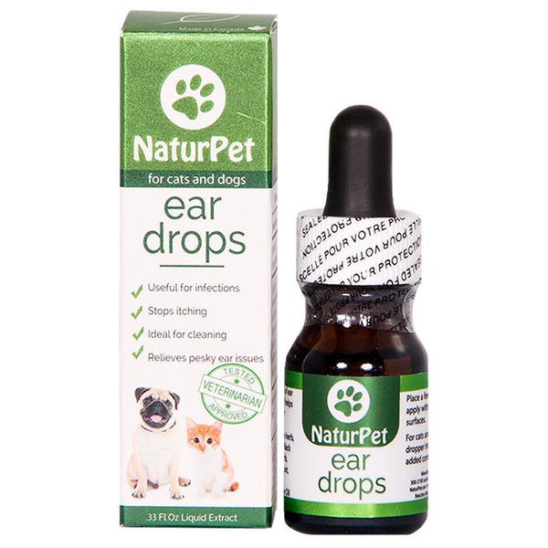 NaturPet Ear Drops - 10 mL - Pisces Pet Emporium