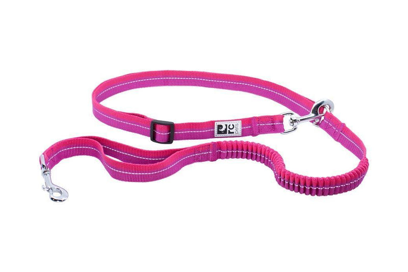 RC Pets Bungee Active Leash - Mulberry/Azalea - Pisces Pet Emporium