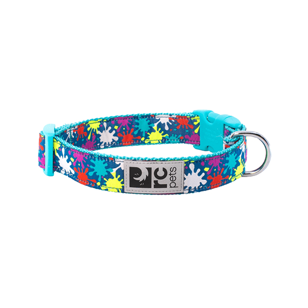 RC Pets Splatter Clip Collar - Available in 5 Sizes - Pisces Pet Emporium