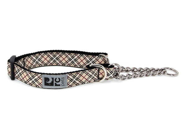 RC Pets Training Collar - Tan Tartan Dog | Pisces