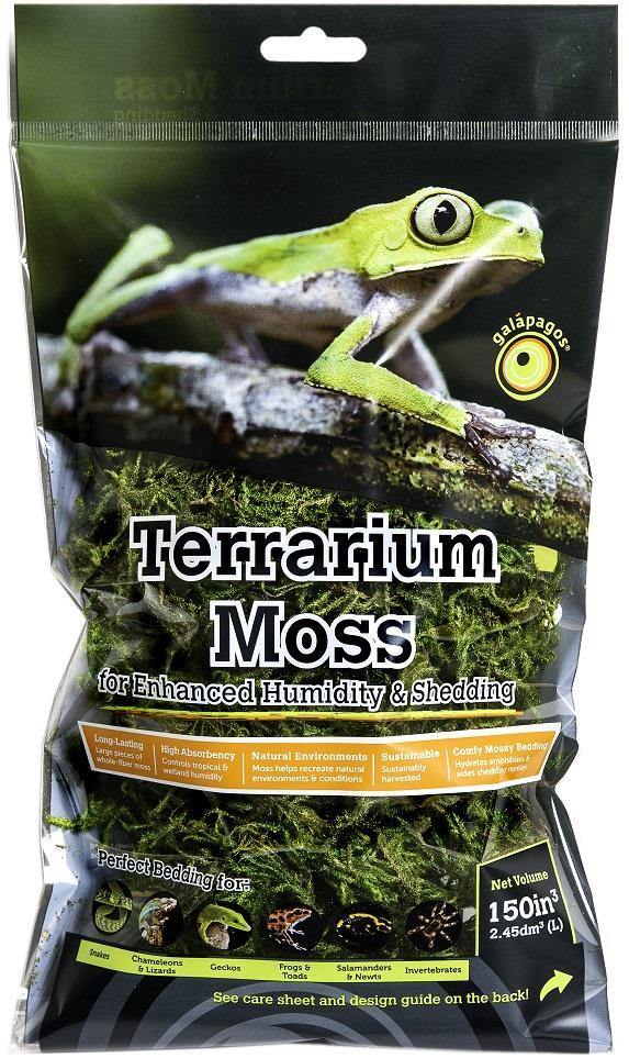Galapagos Terrarium Moss - 150 Cubic in. - Pisces Pet Emporium