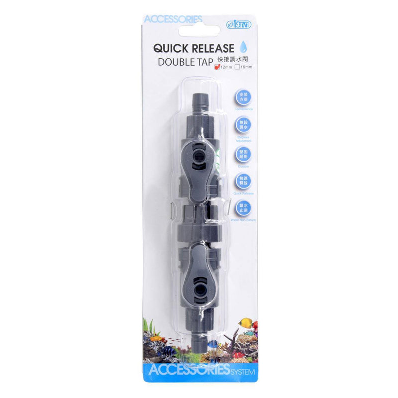 Ista Quick Release Double Tap Connector - 12mm - Pisces Pet Emporium