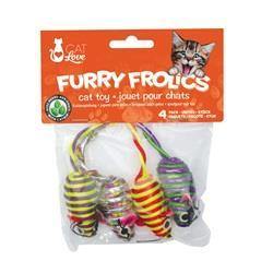 Catit Furry Frolics Glitter Mice 4-Pack - Pisces Pet Emporium