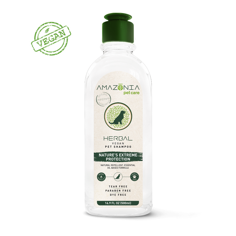 Amazonia Vegan Shampoo - Herbal Protect 16.90oz - Pisces Pet Emporium