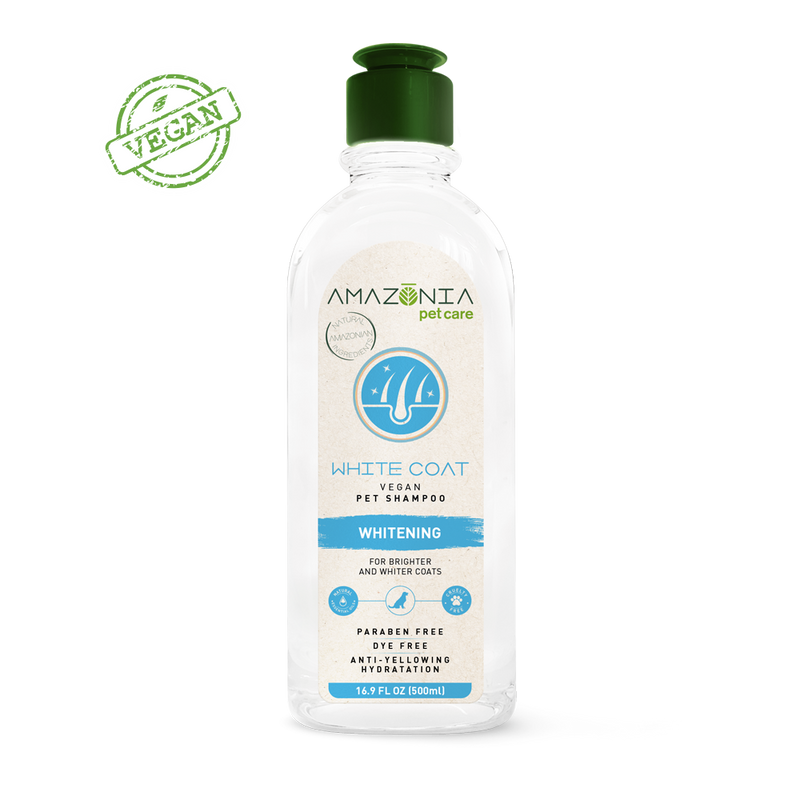 Amazonia Vegan Shampoo - Whitening 16.90oz - Pisces Pet Emporium