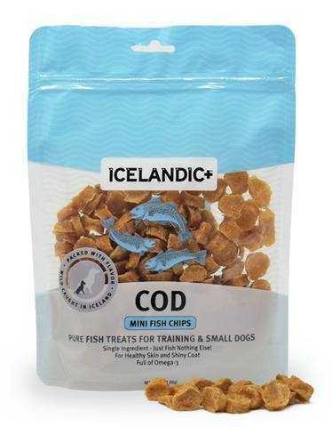 Icelandic Mini Cod Fish Chips 3oz - Pisces Pet Emporium