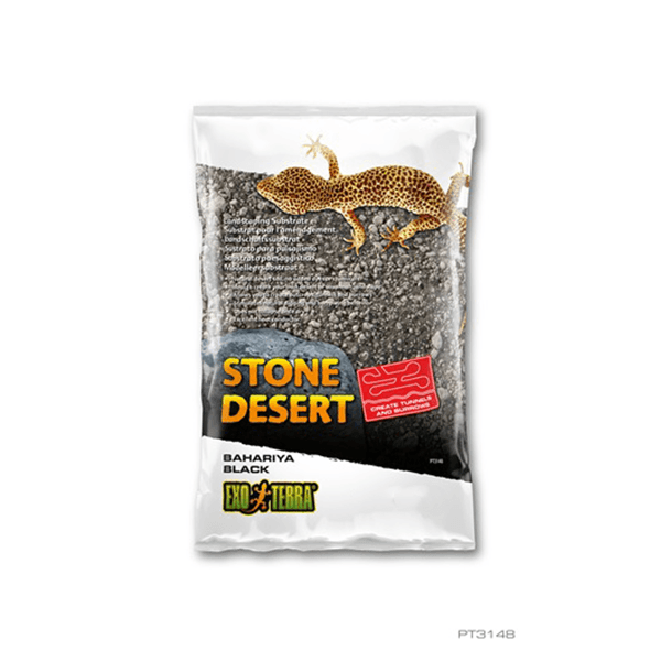 Exo Terra Stone Desert Substrate - Bahariya Black - Pisces Pet Emporium