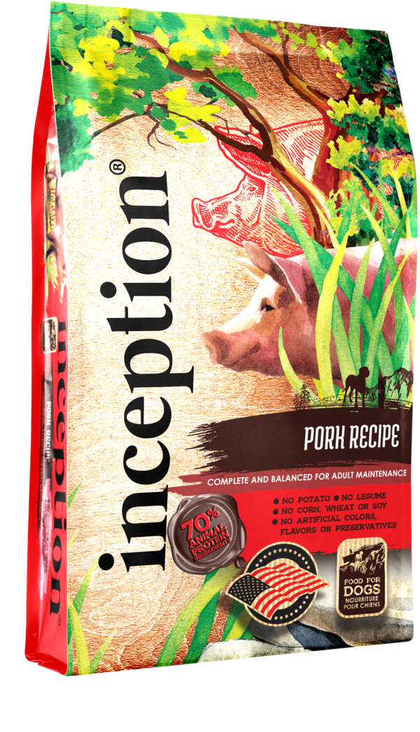 Inception Dog Food - Pork Recipe - Pisces Pet Emporium