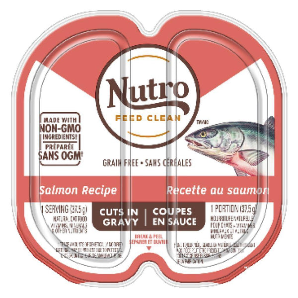 Nutro Salmon Cuts in Gravy for Cats - 37.5 g x 2 - Pisces Pet Emporium