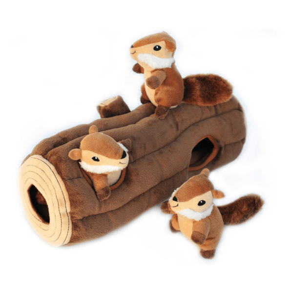 ZippyPaws Burrow - Log - Pisces Pet Emporium