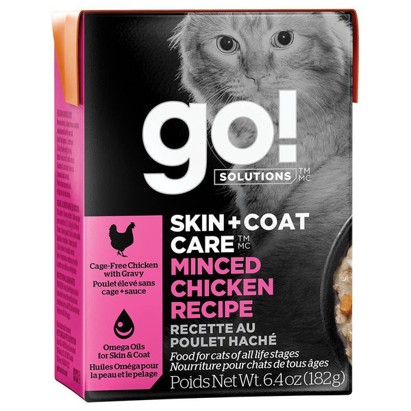 go! Skin & Coat Mince Chicken Cat Food - 182 g - Pisces Pet Emporium