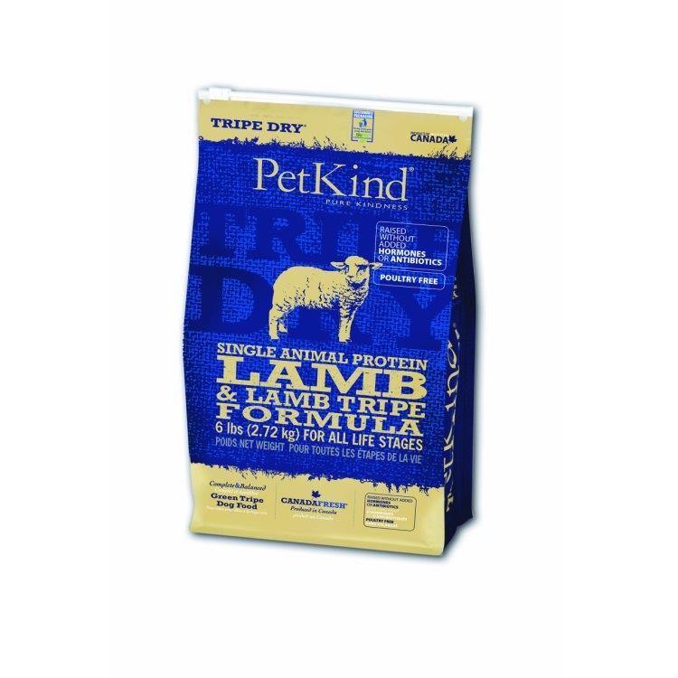 PetKind Single Animal Protein Lamb Tripe Dog Food - Pisces Pet Emporium