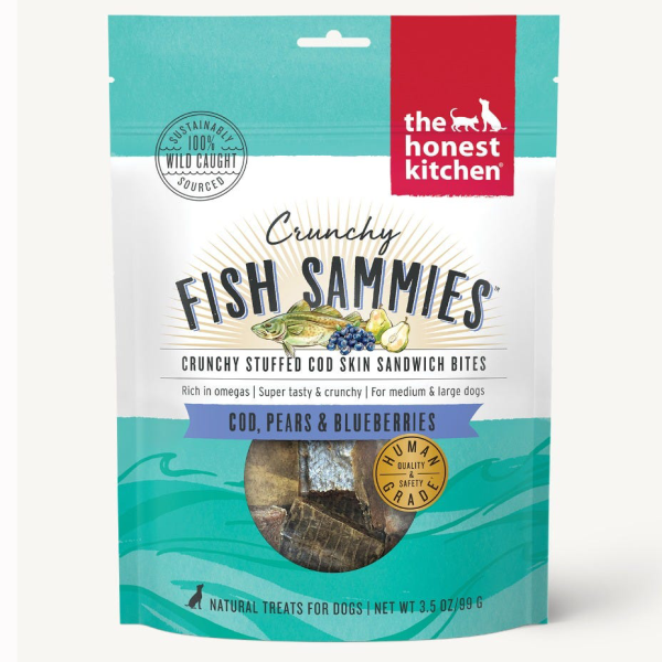 Honest Kitchen Fish Sammies - Cod, Pear & Blueberries 99g - Pisces Pet Emporium