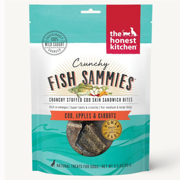 Honest Kitchen Fish Sammies - Cod, Carrot & Apple 99g - Pisces Pet Emporium