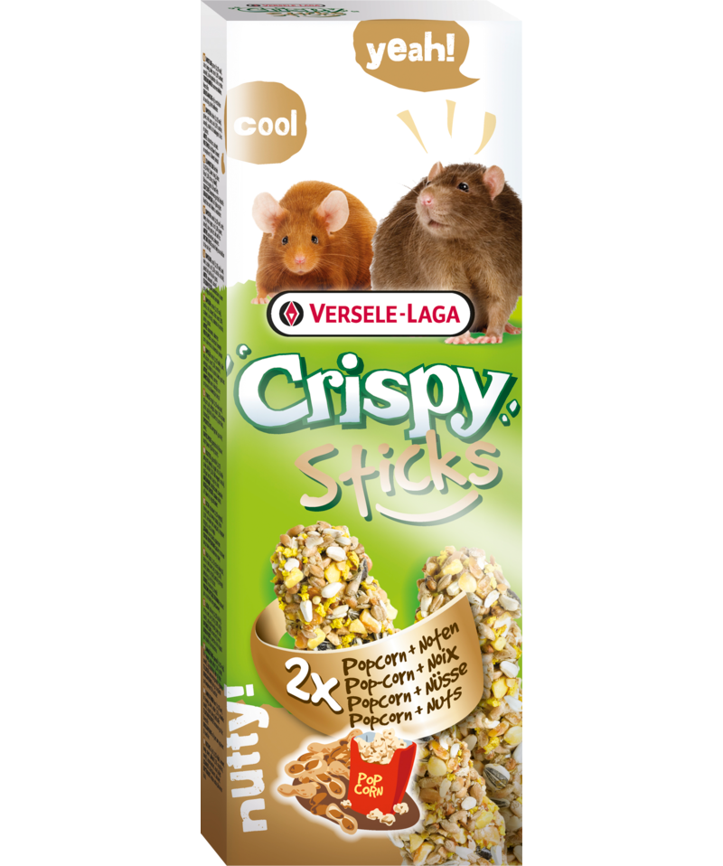 Versele-Laga Popcorn & Nut Crispy Sticks 110g - Pisces Pet Emporium