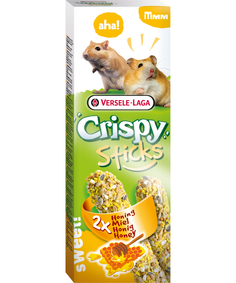 Versele Laga Honey Crispy Sticks 110g - Pisces Pet Emporium