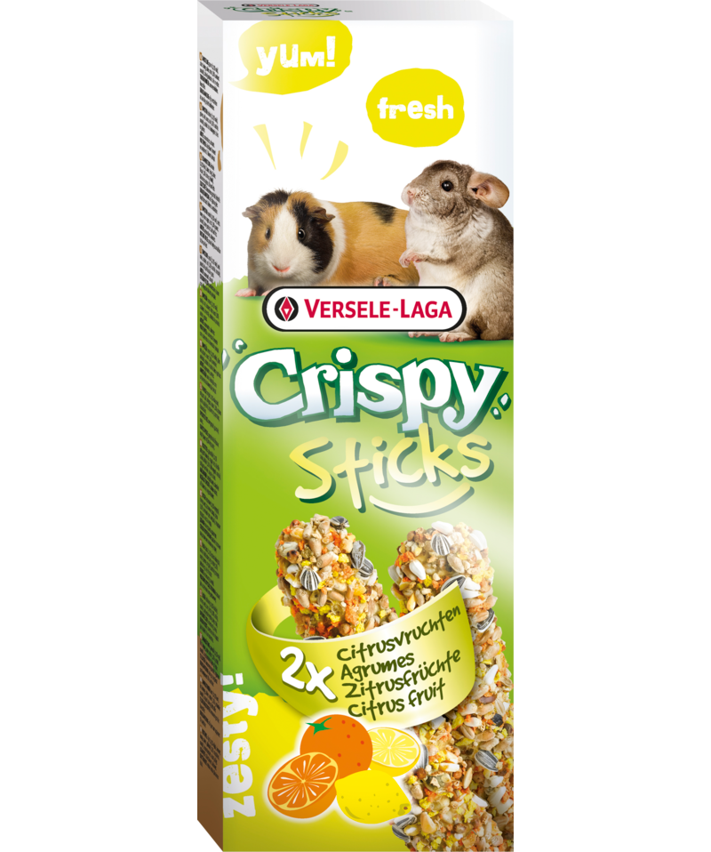 Versele-Laga Citrus Fruit Crispy Sticks 110g - Pisces Pet Emporium