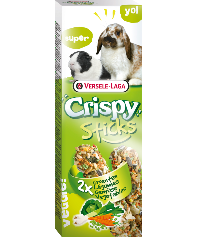 Versele-Laga Vegetable Crispy Sticks 110g - Pisces Pet Emporium