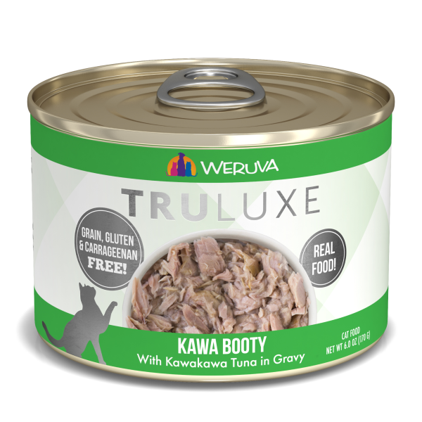 Weruva TruLuxe Cat Kawa Booty with Kawakawa Tuna in Gravy- 6oz - Pisces Pet Emporium